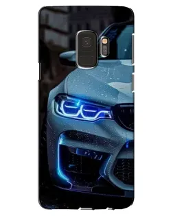 Чохол для Samsung Galaxy S9 (G960) з картинкою «Погляд BMW з синіми фарами»
