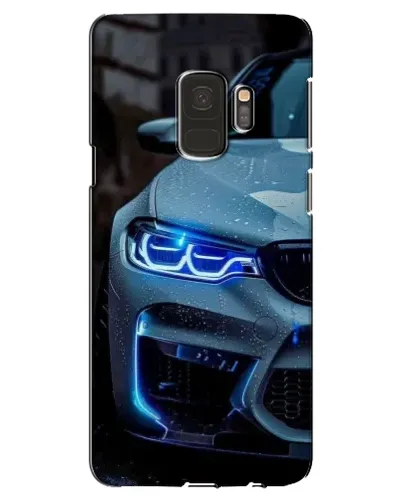 Чехол для Samsung Galaxy S9 (G960) с картинкой «Взгляд BMW с синими фарами» Чехол для Samsung Galaxy S9 (G960) с картинкой «Взгляд BMW с синими фарами»
