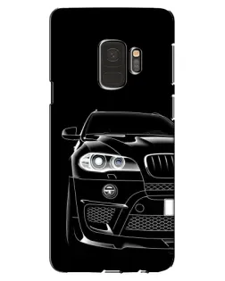 Чехол для Samsung Galaxy S9 (G960) с картинкой «Темный силуэт BMW»