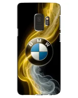 Чехол для Samsung Galaxy S9 (G960) с картинкой «Золотистый дым BMW»