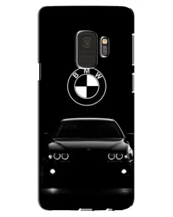 Чехол для Samsung Galaxy S9 (G960) с картинкой «BMW — взгляд из темноты»