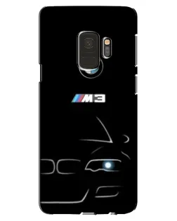 Чехол для Samsung Galaxy S9 (G960) с картинкой «Минималистичный принт BMW M3»