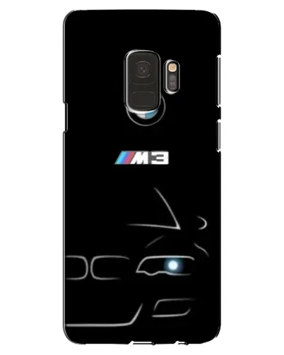 Чехол для Samsung Galaxy S9 (G960) с картинкой «Минималистичный принт BMW M3» Чехол для Samsung Galaxy S9 (G960) с картинкой «Минималистичный принт BMW M3»