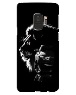 Чехол для Samsung Galaxy S9 (G960) с картинкой «BMW и лев»