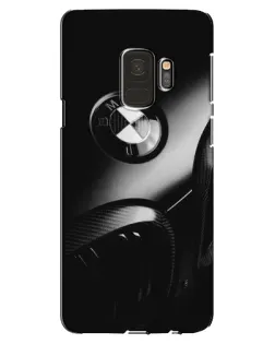 Чехол для Samsung Galaxy S9 (G960) с картинкой «Эмблема BMW — макро»
