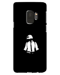 Чехол для Samsung Galaxy S9 (G960) с картинкой «PUBG — белый шлем»