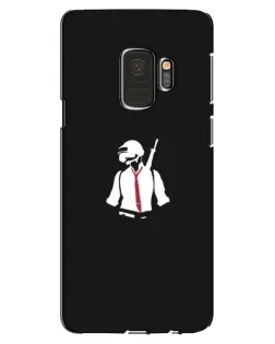 Чехол для Samsung Galaxy S9 (G960) с картинкой «PUBG — силуэт воина»