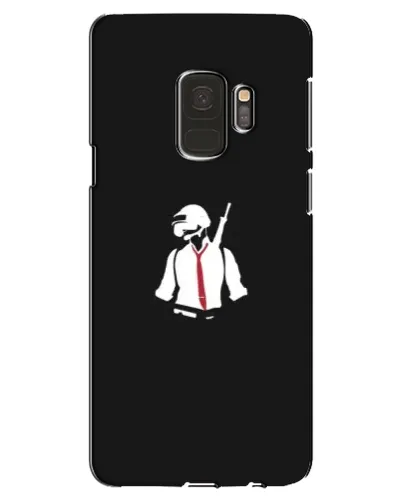 Чехол для Samsung Galaxy S9 (G960) с картинкой «PUBG — силуэт воина»