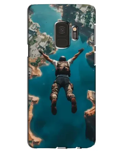 Чехол для Samsung Galaxy S9 (G960) с картинкой «PUBG — свободное падение»