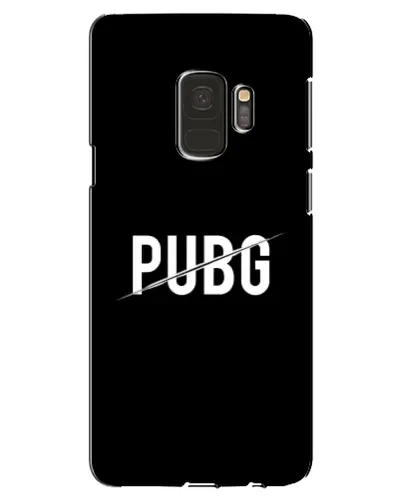 Чехол для Samsung Galaxy S9 (G960) с картинкой «PUBG — белый логотип»