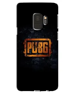 Чехол для Samsung Galaxy S9 (G960) с картинкой «PUBG — золотой логотип»