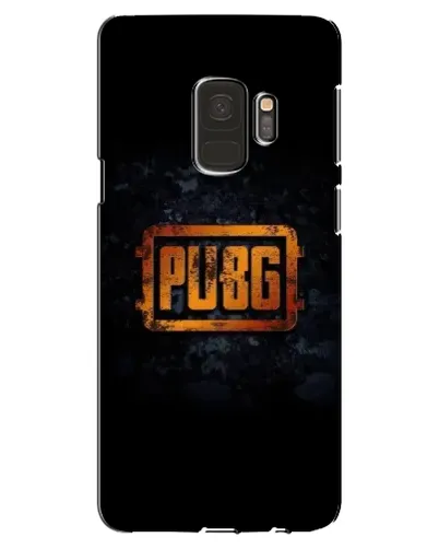 Чехол для Samsung Galaxy S9 (G960) с картинкой «PUBG — золотой логотип»