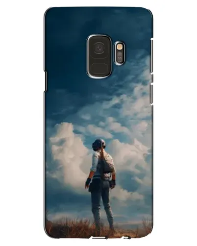 Чехол для Samsung Galaxy S9 (G960) с картинкой «Герой PUBG на скале»