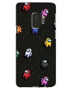 Чехол для Samsung Galaxy S9 (G960) с картинкой «Космический паттерн Among Us»