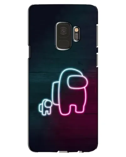 Чехол для Samsung Galaxy S9 (G960) с картинкой «Among Us неон-арт» Чехол для Samsung Galaxy S9 (G960) с картинкой «Among Us неон-арт»
