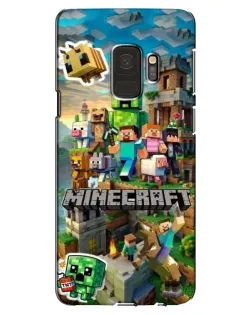 Чехол для Samsung Galaxy S9 (G960) с картинкой «Замок Minecraft»