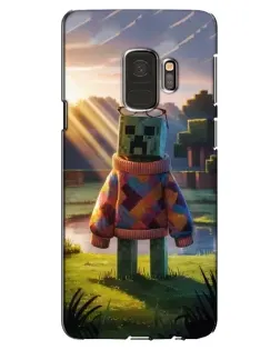 Чехол для Samsung Galaxy S9 (G960) с картинкой «Крипер в свитере»