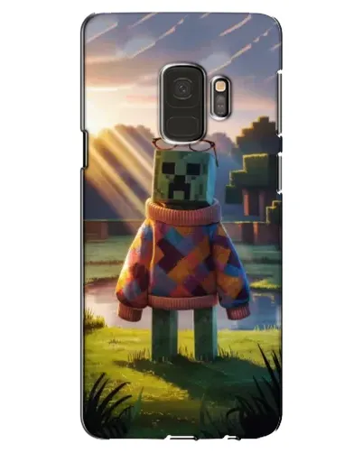 Чехол для Samsung Galaxy S9 (G960) с картинкой «Крипер в свитере»