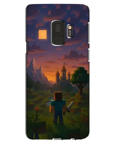 Чехол для Samsung Galaxy S9 (G960) с картинкой «Стив у башни»