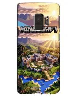 Чехол для Samsung Galaxy S9 (G960) с картинкой «Minecraft панорама»