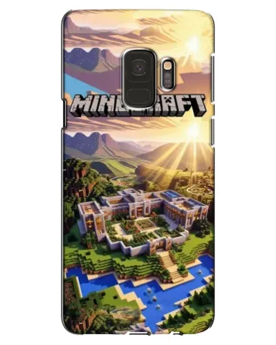 Чехол для Samsung Galaxy S9 (G960) с картинкой «Minecraft панорама»