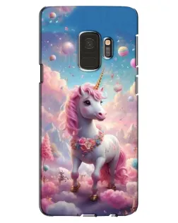 Чехол для Samsung Galaxy S9 (G960) с картинкой «Единорог среди облаков»