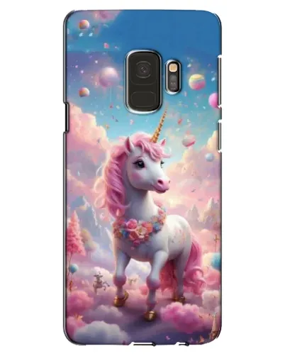Чехол для Samsung Galaxy S9 (G960) с картинкой «Единорог среди облаков»