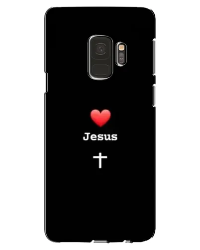 Чехол для Samsung Galaxy S9 (G960) с картинкой «Сердце - Jesus»