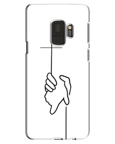 Чехол для Samsung Galaxy S9 (G960) с картинкой «Рука держит»