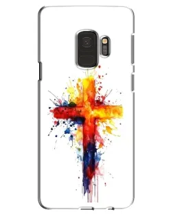 Чехол для Samsung Galaxy S9 (G960) с картинкой «Акварельный крест»