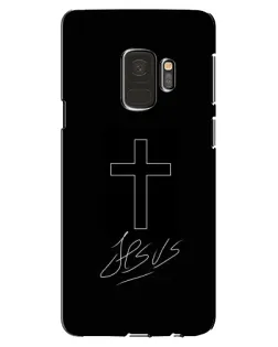 Чехол для Samsung Galaxy S9 (G960) с картинкой «Графический крест Jesus» Чехол для Samsung Galaxy S9 (G960) с картинкой «Графический крест Jesus»
