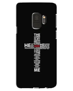 Чехол для Samsung Galaxy S9 (G960) с картинкой «Текстовый крест» Чехол для Samsung Galaxy S9 (G960) с картинкой «Текстовый крест»
