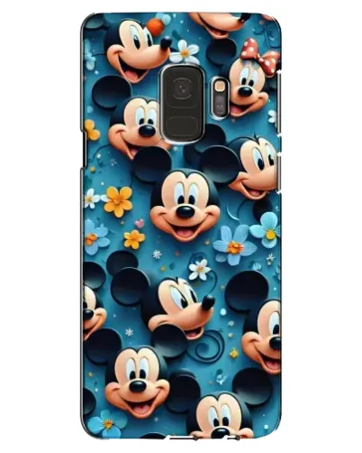 Чехол для Samsung Galaxy S9 (G960) с картинкой «Паттерн Микки и Минни» Чехол для Samsung Galaxy S9 (G960) с картинкой «Паттерн Микки и Минни»