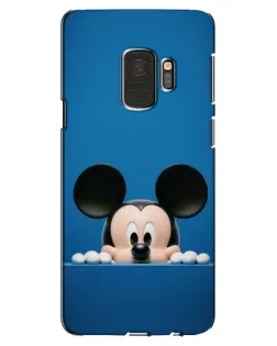 Чехол для Samsung Galaxy S9 (G960) с картинкой «Микки выглядывает»