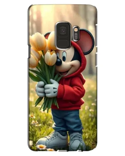 Чехол для Samsung Galaxy S9 (G960) с картинкой «Микки с тюльпанами» Чехол для Samsung Galaxy S9 (G960) с картинкой «Микки с тюльпанами»