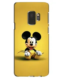 Чехол для Samsung Galaxy S9 (G960) с картинкой «Микки на желтом»