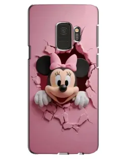 Чехол для Samsung Galaxy S9 (G960) с картинкой «Минни сквозь стену»