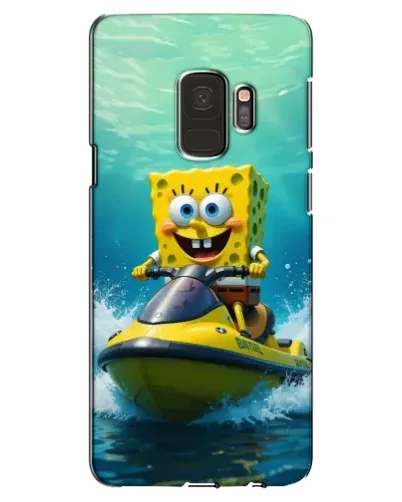 Чехол для Samsung Galaxy S9 (G960) с картинкой «Спанч Боб на гидроцикле» Чехол для Samsung Galaxy S9 (G960) с картинкой «Спанч Боб на гидроцикле»