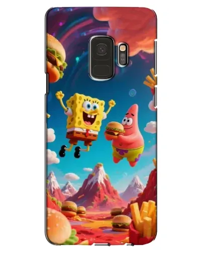 Чехол для Samsung Galaxy S9 (G960) с картинкой «Космический фастфуд» Чехол для Samsung Galaxy S9 (G960) с картинкой «Космический фастфуд»
