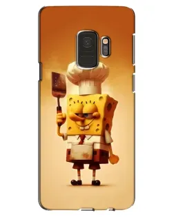 Чехол для Samsung Galaxy S9 (G960) с картинкой «Губка Боб повар»
