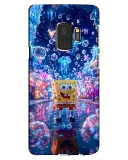 Чехол для Samsung Galaxy S9 (G960) с картинкой «Неоновый океан»