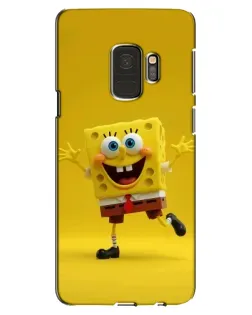 Чехол для Samsung Galaxy S9 (G960) с картинкой «Позитивный Губка Боб»