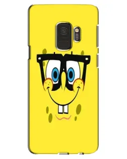 Чехол для Samsung Galaxy S9 (G960) с картинкой «Минималистичный Спанч Боб»
