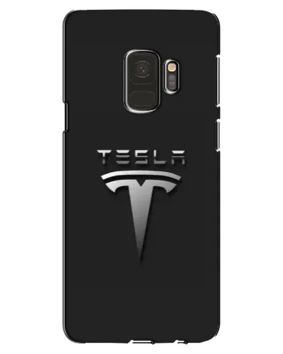 Чехол для Samsung Galaxy S9 (G960) с картинкой «Стальной логотип Tesla» Чехол для Samsung Galaxy S9 (G960) с картинкой «Стальной логотип Tesla»