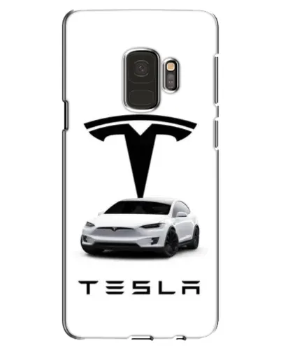 Чехол для Samsung Galaxy S9 (G960) с картинкой «Tesla White Style» Чехол для Samsung Galaxy S9 (G960) с картинкой «Tesla White Style»