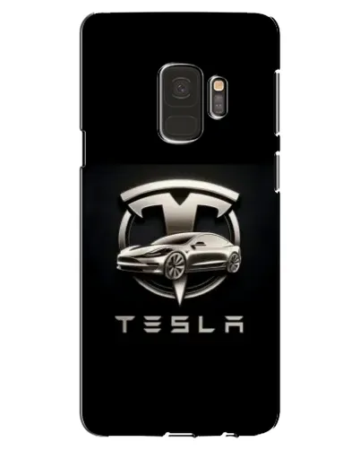 Чехол для Samsung Galaxy S9 (G960) с картинкой «Tesla — серебристое авто» Чехол для Samsung Galaxy S9 (G960) с картинкой «Tesla — серебристое авто»