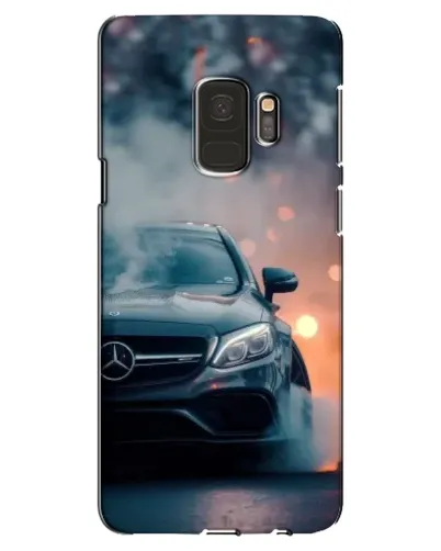 Чехол для Samsung Galaxy S9 (G960) с картинкой «Mercedes — ночной город»