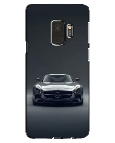 Чехол для Samsung Galaxy S9 (G960) с картинкой «Mercedes на черном»