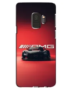 Чехол для Samsung Galaxy S9 (G960) с картинкой «Mercedes AMG — красная линия»