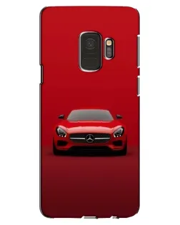 Чехол для Samsung Galaxy S9 (G960) с картинкой «Красный Mercedes AMG»